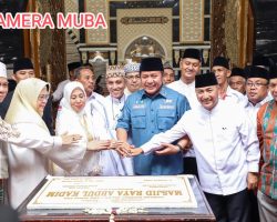 Masjid Raya Abdul Kadim di Muba Diresmikan Gubernur Sumsel