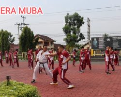 Cari Sehat, Personil Polres Muba Latihan Beladiri