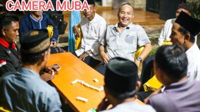 Bermalam Minggu di Desa Kaliberau, Serap Aspirasi Hingga Maen Gaple Bareng Warga