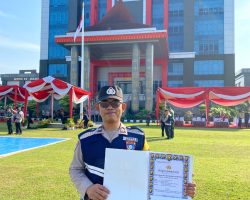 Satkamling Kelurahan Ngulak Juara 1, Bhabinkamtibmas Polsek Sanga Desa Raih Penghargaan Kapolda Sumsel