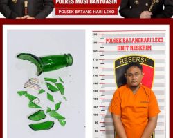Kepala Dipukul Botol, Pelaku Berhasil Dibekuk Tim Beruang Hitam Polsek BHL
